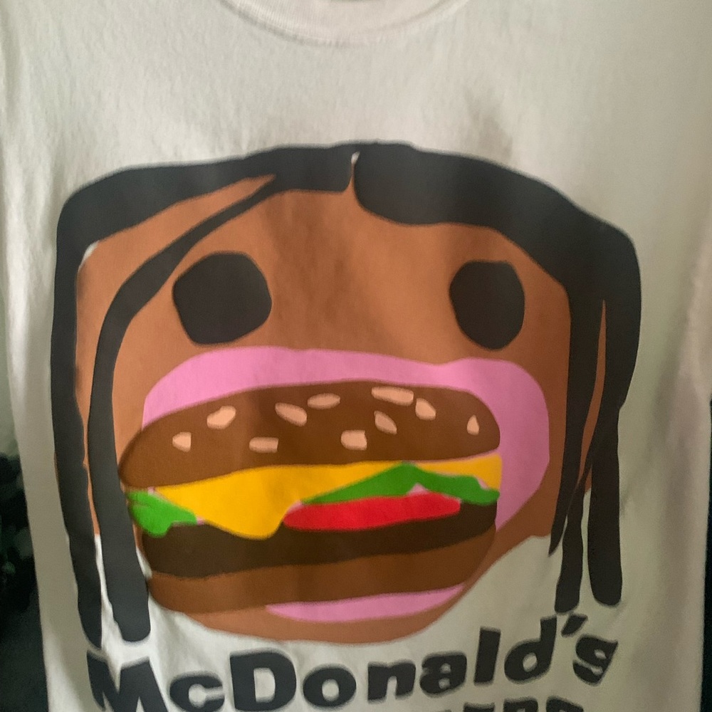 Travis Scott Macdonald’s shirt